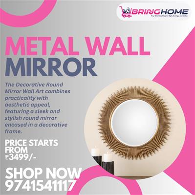 METAL WALL MIRRIOR