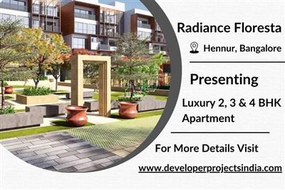 Radiance Floresta - Luxury Apartments, Unveiling a Serene Urban Oasis in Hennur