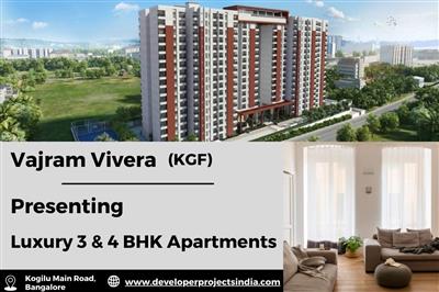 Vajram Vivera Codename KGF - Premium Luxury Apartments on Kogilu Main Road