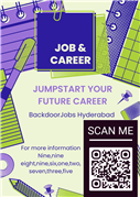 BACKDOOR JOBS HYDERABAD