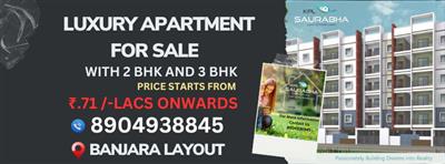 1449 Sq.Ft Flat with 3BHK For Sale In MNM KPL SAURABHA,m