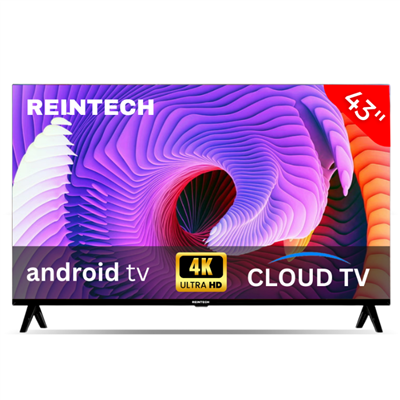 Reintech 109cm [43 Inches] RT43FSB03 Smart Android Classic, In-Built BT LED TV