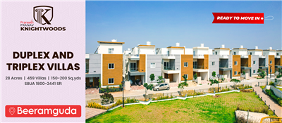 Praneeth Pranav Knightwoods | Duplex, Triplex Villas for Sale in Beeramguda