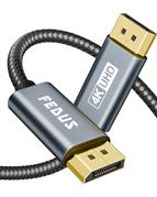 FEDUS 4K DisplayPort Cable, 9.8ft DP to DP Cable 3M[Certified 4K@60Hz, 2K@240Hz,