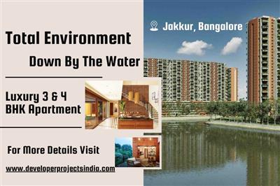 Total Environment Down By The Water, Jakkur Luxurious Apartments