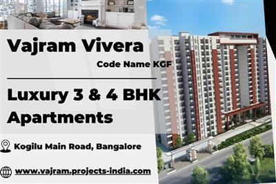 Vajram Vivera – Luxury Apartments on Kogilu Main Road, Bangalore