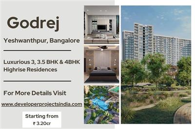 Godrej Yeshwanthpur – Exclusive Highrise Residences in Bangalore