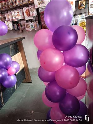 Balloon Decoration Starts At Rs.2499 Kompally Call 09290703352