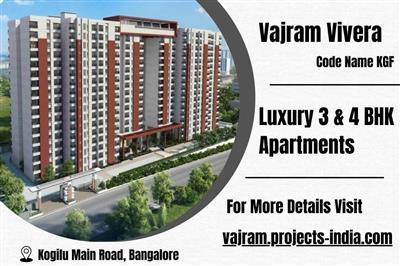 Vajram Vivera - Stunning Luxury Residences in the Heart of Kogilu Main Road