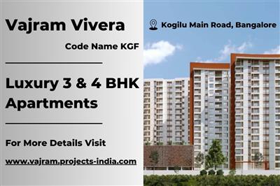 Vajram Vivera - Stylish 3 BHK and 4 BHK Apartments in Bangalore