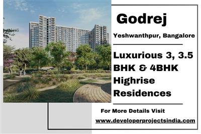 Godrej Properties - Elegant 3, 3.5 BHK & 4 BHK Highrise Residences in Bangalore