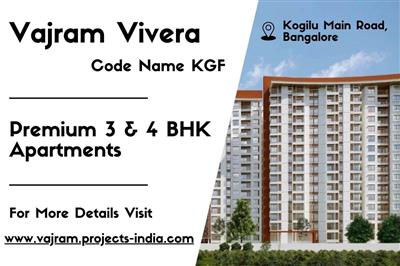 Vajram Vivera KGF - Luxurious 3 & 4 BHK Homes With Top-class Amenities