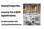 Godrej Properties - Luxury 3 & 4 BHK Apartments, Exclusive Living in Kokapet