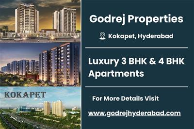 Godrej Kokapet - Discover the Epitome of Luxury with 3 & 4 BHK Apartments