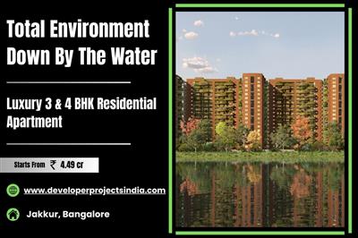 Total Environment Down By The Water - Luxury 3 and 4 BHK Residences