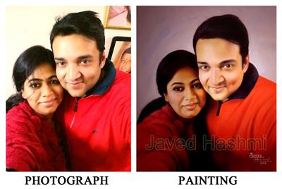 Manufacturer of Portrait Painting in Delhi NCR at Affordable Price