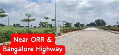 #Gated Villa Plots for sale In #Gollur #Bangalore Highway - #Statue Of Equality