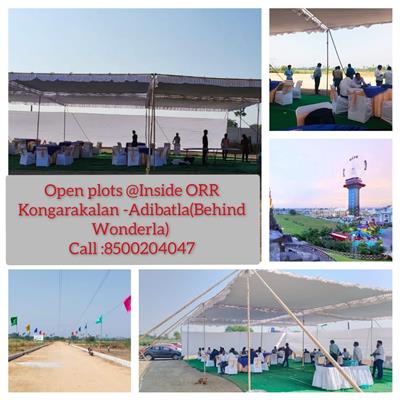 #Foxkon central Park -  Plots for sale In Kongarakalan-Adibatla(Behind Wonderla)