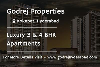 Godrej Kokapet - Luxury 3 & 4 BHK Apartments with Stunning Views in Hyderabad