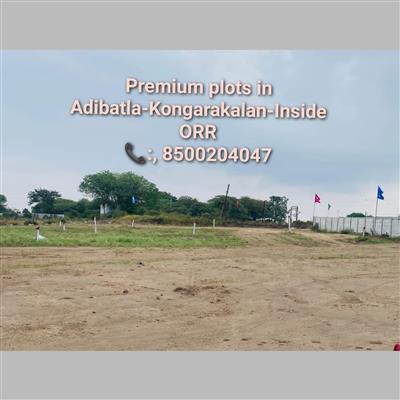 HMDA Approved plots for sale In Kongarakalan - Adibatla(Wonderla) - HYD