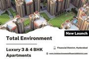 Total Environment, Financial District Luxury 3 and 4 BHK Residences in Hyderabad